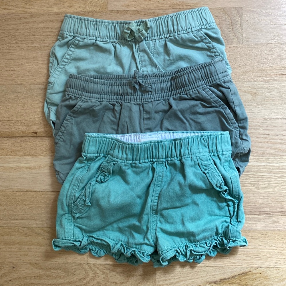 Green Shorts Bundle, Variety of Brands